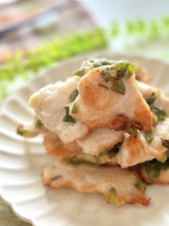 鶏むねの白だし大葉唐揚げ-レシピのメイン写真