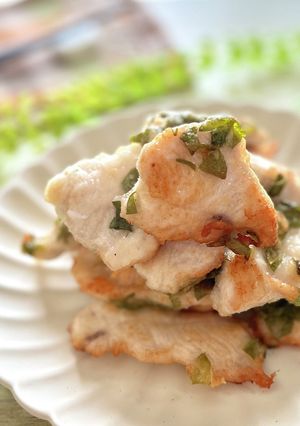 鶏むねの白だし大葉唐揚げ-レシピのメイン写真