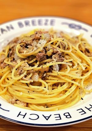 鯖缶レモンバジルパスタ-レシピのメイン写真