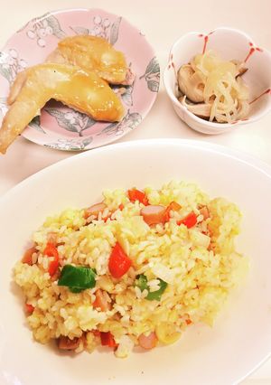 簡単！パプリカと土佐甘唐辛子のチャーハン-レシピのメイン写真