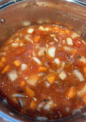 サバ缶トマト缶でミネストローネ-レシピのメイン写真