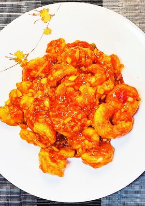 乾焼蝦仁 エビチリ！-レシピのメイン写真