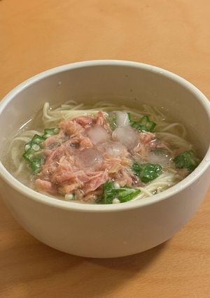 【そうめんアレンジ】ツナとオクラそうめん-レシピのメイン写真