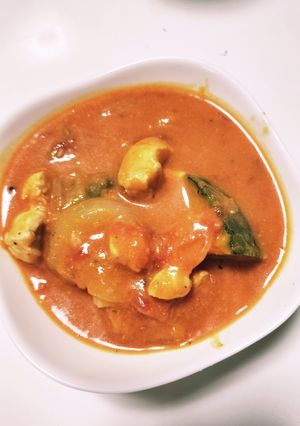 鶏肉とかぼちゃのトマトミルク煮-レシピのメイン写真
