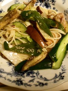 冷製パスタ 夏野菜-レシピのメイン写真