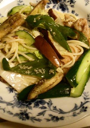 冷製パスタ　夏野菜-レシピのメイン写真