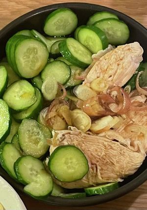 鶏胸肉のぽん酢和え-レシピのメイン写真