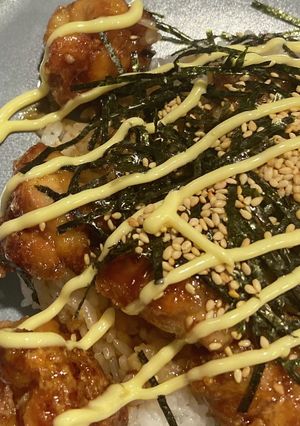 鶏のサクサク照り焼き丼-レシピのメイン写真
