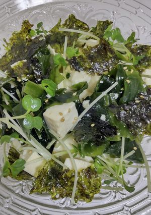 デパ地下デリ♪わかめと豆腐の韓国風サラダ-レシピのメイン写真