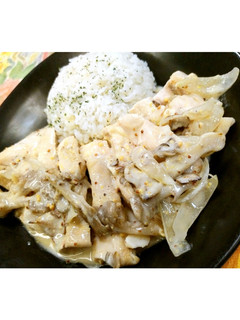 鶏肉のクリームソース&バターライス★動画-レシピのメイン写真