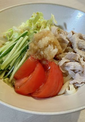 冷しゃぶサラダうどん-レシピのメイン写真