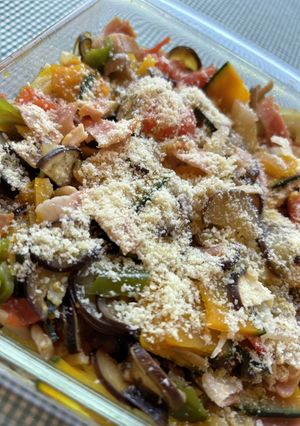 夏野菜たっぷりレンジ簡単ラタトゥーユ風-レシピのメイン写真