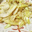 豚トロの葱味噌炒め焼き