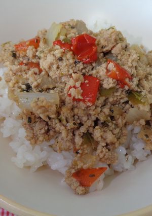 学校給食：ガパオライスの具-レシピのメイン写真