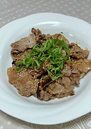 豚ロース薄切り肉の塩麹醤油焼き-レシピのメイン写真
