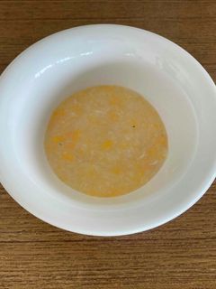 【離乳食初期】しらすとにんじんのおかゆ-レシピのメイン写真