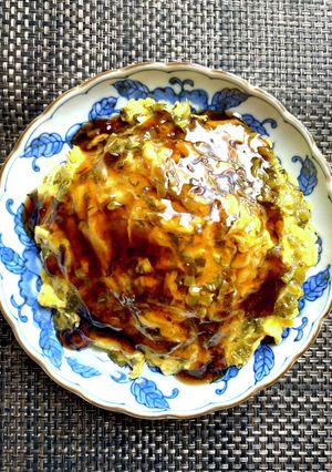 高菜天津飯　黒酢あんかけ-レシピのメイン写真