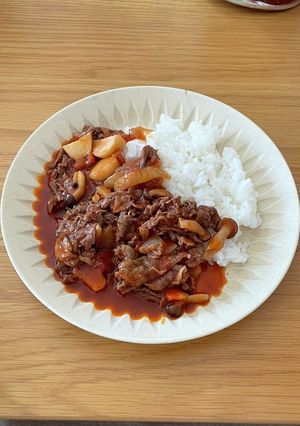 フライパン1つで♪簡単ハヤシライス✨-レシピのメイン写真