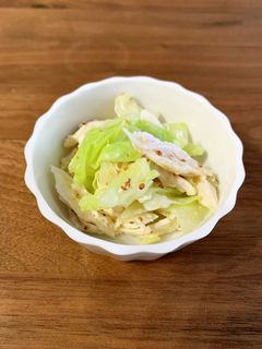 ささみとキャベツのマスタード和えサラダ-レシピのメイン写真