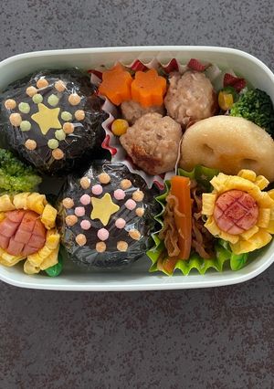 夏休みの登園弁当-レシピのメイン写真