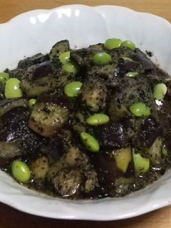 ナスと枝豆のゴマ和え-レシピのメイン写真