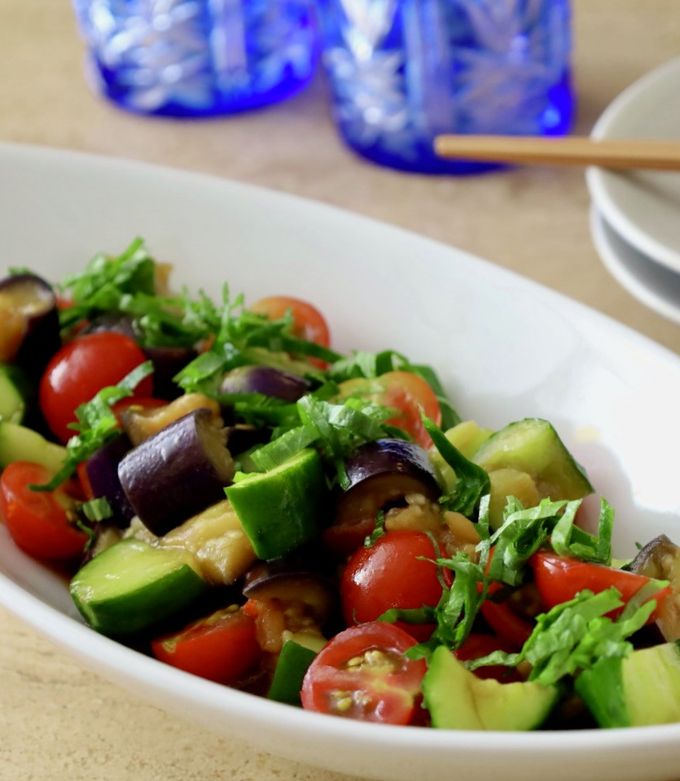 これ旨！夏野菜のしそドレサラダ♪ by Keiboubou 【クックパッド