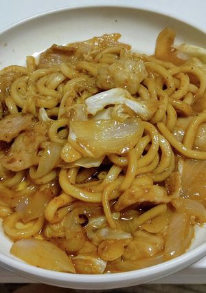 超簡単！！味噌焼きうどん-レシピのメイン写真