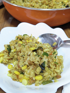 バジルコーンカレー炒飯-レシピのメイン写真