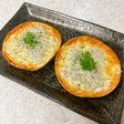トースターで♪しらすの餃子の皮ピザ