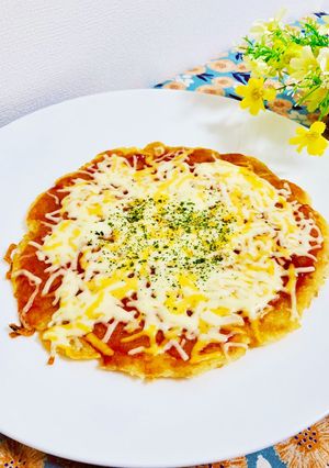 すりおろしじゃがいもの米粉ピザ☆-レシピのメイン写真
