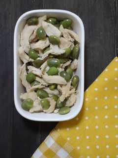 枝豆と鶏ささみのめんつゆ和え-レシピのメイン写真