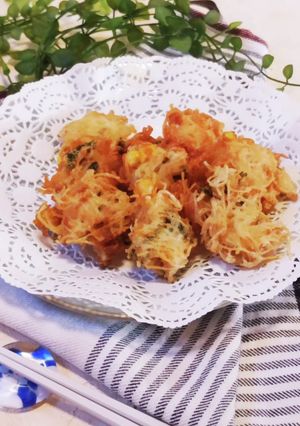 余った茹でたそうめんで、カリカリナゲット-レシピのメイン写真