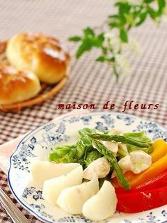 春キャベツの蒸し温野菜サラダ-レシピのメイン写真