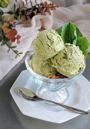 グリークヨーグルトでヘルシー青汁アイス。-レシピのメイン写真