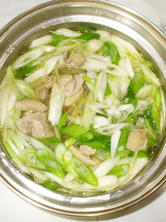鶏肉・ネギの生姜スープ♪簡単夏の胃腸に-レシピのメイン写真