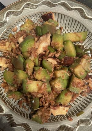 青なすと豚挽肉と椎茸の味噌炒め-レシピのメイン写真