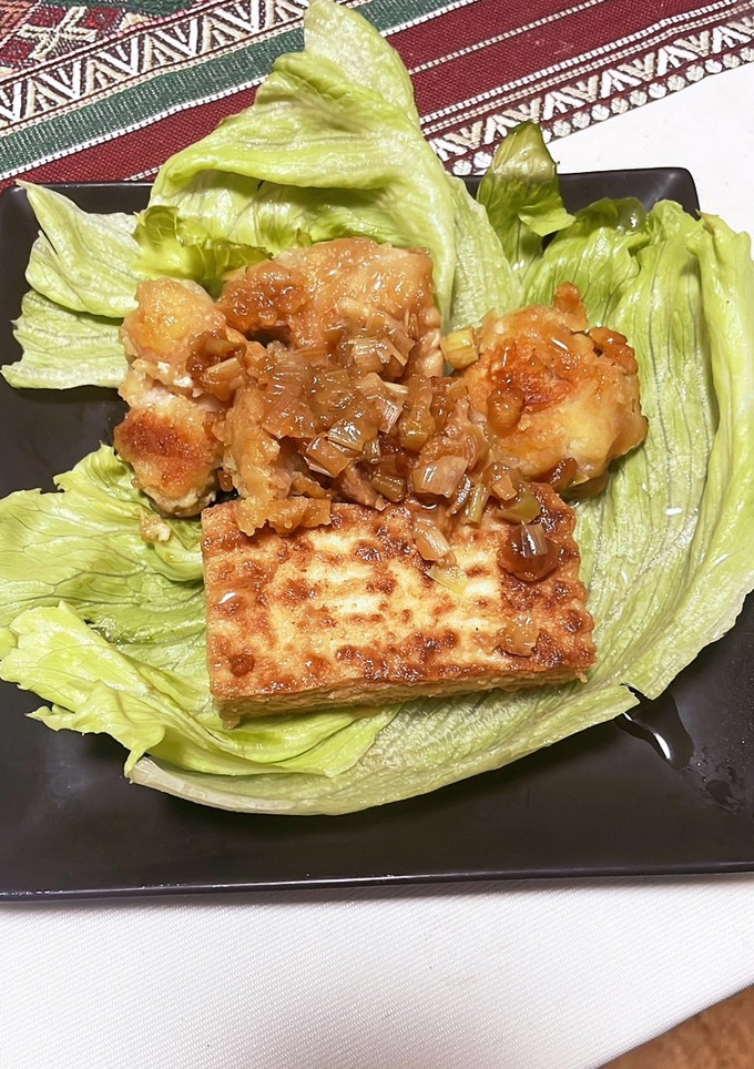 厚揚げと鶏もも肉の油淋鶏-レシピのメイン写真