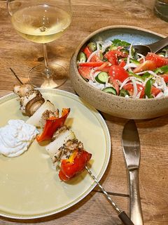 ギリシャ風串焼き スブラキ&ジャジキ-レシピのメイン写真
