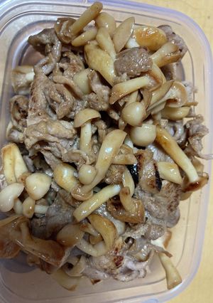 豚肉とプナピーの醤油麹炒め-レシピのメイン写真