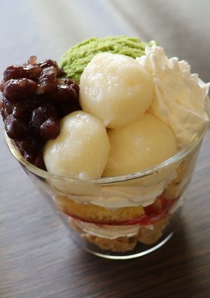 豆腐白玉パフェ-レシピのメイン写真