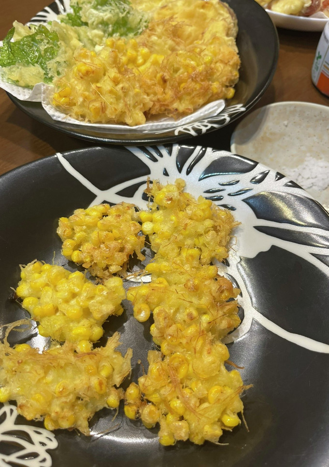 とうきび(とうもろこし)とひげの天ぷら-レシピのメイン写真