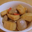 たけのことコンニャクの煮物(ピリ辛味)