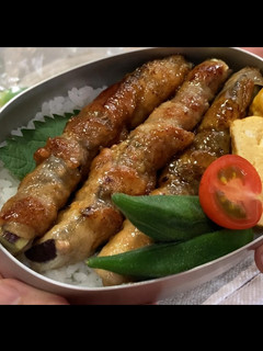 なすの肉巻き弁当-レシピのメイン写真