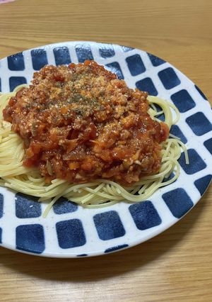 作り置きにも！野菜たっぷりミートソース-レシピのメイン写真