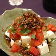 揚げネギで豆腐トマトサラダ