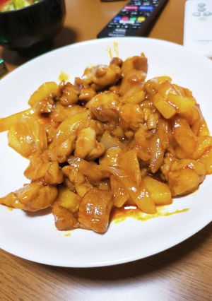 鶏モモの甘辛炒め-レシピのメイン写真