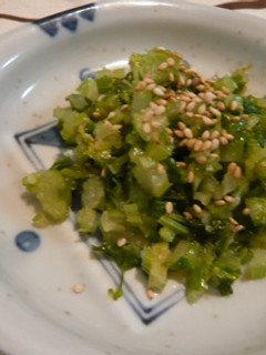 セロリの葉のサッと炒め-レシピのメイン写真