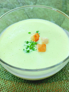 えんどう豆の冷製スープ-レシピのメイン写真