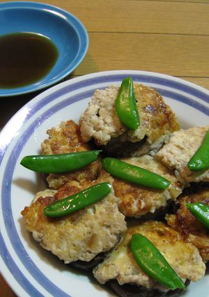 しいたけの豆腐バーグ詰め　蒸し焼き-レシピのメイン写真