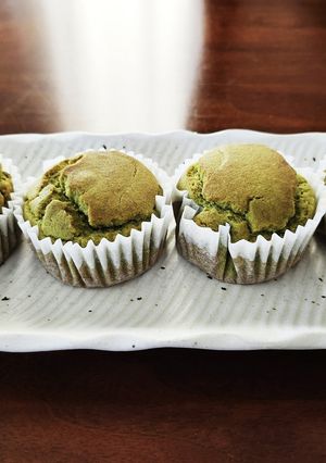 メープル香る♪米粉☆抹茶マフィン-レシピのメイン写真
